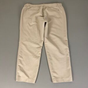 Dana Buchman Pull On Pants Women's Size 18 Beige Elastic Waist Trousers